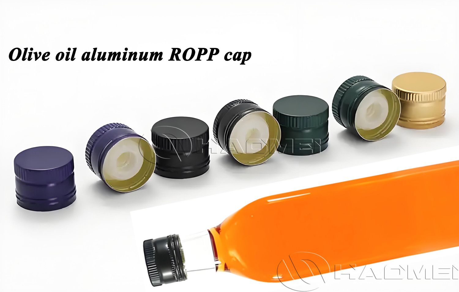 Olive Oil Bottle ROPP Caps, Closures Supplier & Exporter