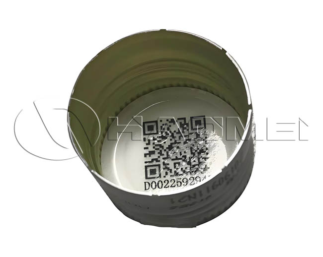 Tamper-Evident Aluminum ROPP Cap with QR Code Anti-Counterfeit