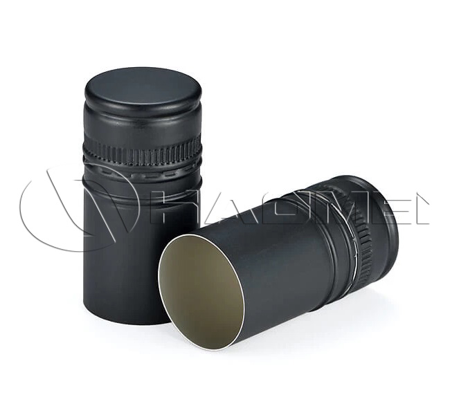 30x60 Aluminum ROPP cap black gloss