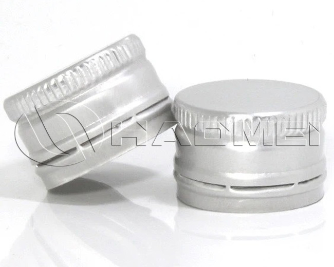 OEM Glass Bottle Tamper-Evident Aluminum Screw Caps